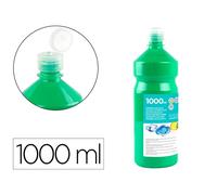 Tempera Liquida Liderpapel Escolar 1000 Ml Verde