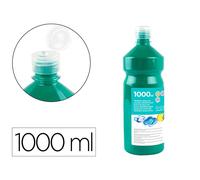 Tempera Liquida Liderpapel Escolar 1000 Ml Verde Oscuro
