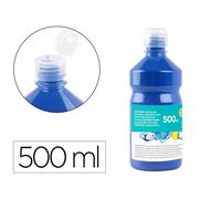 Tempera Liquida Liderpapel Escolar 500 Ml Azul Marino