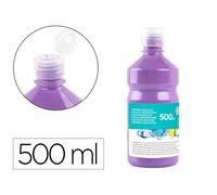 Tempera Liquida Liderpapel Escolar 500 Ml Lila