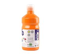 Tempera liquida liderpapel escolar 500 ml naranja - TP05