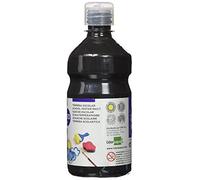 Tempera liquida liderpapel escolar 500 ml negro - TP19