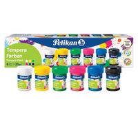 Tempera pelikan 25 ml (bote) 741/6 estuche de 6 colores basicos (80488