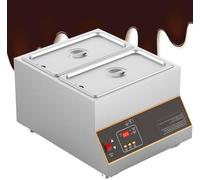 Temperador de Chocolate Comercial,Fundidor Eléctrico de Chocolate | Templadora de Chocolate Profesional,Calentador Eléctrico de Alimentos para Chocolaterías, Hogares,Hoteles y Restaurantes