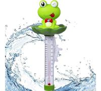 Temperadora de la piscina Floater | Herramienta de medición de la temperatura del baño de animales, dispositivo de monitoreo de temperatura de agua flotante a prueba de golpes para bañera de spa Bathm