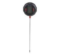 Temperatura 5 en 1 Probador de suelo Probador de pH Pantalla LED Medidor de humedad para césped Interior Exterior para jardín Granja para hierbas Verduras Flores