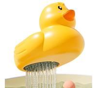 Temperatura de baño de dibujos animados Termómetro digital de pato a prueba de agua flotante | Monitoreo de agua para bebés con exhibición rápida para niños pequeños, ducha, bañera, tiempo de cuidado