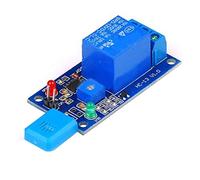 Temperatura de humedad fotosensible llama termosensible gota de lluvia Sensor módulo de relé (5V, sensor de humedad B)