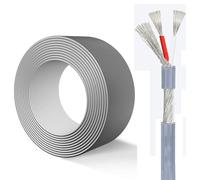 Temperatura del cable galvanizado alambre de PVC d Cable de conexión for electrodomésticos U·L2547 2 núcleos, 16-28 A, blindado, cobre estañado C, 100-320 pies(100ft,2c-18A WG)