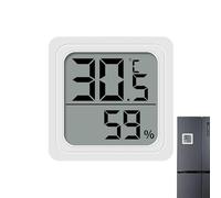 Temperature and Humidity Monitor, 4,4 x 1,1 cm Digital Temperature Humidity Gauge, Consistent Sensor Gauge Easy To Read Powered Use In Garage Room Bedroom Porch Patio Bathroom Basement Nursery