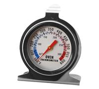 Temperature Gauge, 2.75x1.96 Inches Stainless Steel Standing Thermometer, Clear Baking Tool for Home, Travel, Picnic, Barbacoa, Oven and Refrigerator