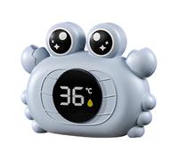 Temperature Gauge Bath - PP,Water Toy For Bath, Gentle On Skin | Quiet Light Guidance,Crab Duck Shape Waterproof Bathing Temperature Gauge For Girls Boys Bathtub