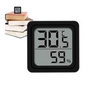 Temperature Humidity Monitor - ABS 4.4x1.1cm | Humidity Temperature Meter | Gauge Sensor Battery Powered Easy To Read Accurate For Home, Office, And Daily Monitoring Use
