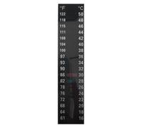 Temperature Strips, LCD Environmental Sensor Sticker for Monitoring 16-50°C Range in Aquarium, Refrigerator, Freezer, Brewing, Interior, Outdoor Use
