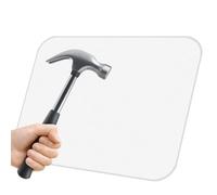 Tempered Glass Mouse Pad - Photovoltaic Tempered Film Standard Size | Mouse Pad, Transparent Glass Mousepad for Smooth Precision Tracking Office Work Desk Setup | for Office Home Work and Use