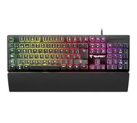 Tempest Doom Blaze Teclado Gaming RGB H-Mech, Silencioso, Reposamuñecas, Switch Híbrido, Layout Español
