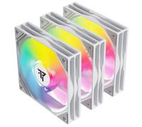 Tempest Fan 120mm ARGB PWM Pack 3 con Controladora Blanco