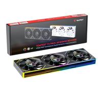 Tempest Fan TX 120mm ARGB PWM Pack 3 Reverse Interconectable Negro