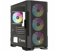Tempest Stockade Caja PC M-ATX, ARGB, 4 Ventiladores ARGB 120mm, GPU 345mm, Chasis SPCC 0.7mm, USB 3.2, Negro