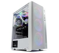 Tempest Stockade Caja PC M-ATX, ARGB, 4 Ventiladores ARGB 120mm, GPU 345mm, Chasis SPCC 0.7mm, USB 3.2, Negro (Umbra Blanca)