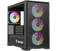 Tempest Stronghold Caja PC Micro ATX/ITX, Cristal Templado, Ventilación ARBG, USB 3.0, Torre Gaming Negra