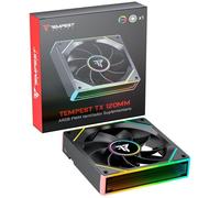 Tempest TX 120mm ARGB PWM Ventilador Reverso Suplementario Negro