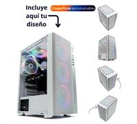 Tempest Umbra RGB Torre ATX Blanca 3 superficies personalizables
