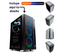 Tempest Umbra RGB Torre ATX Negra con 2 superficies personalizables