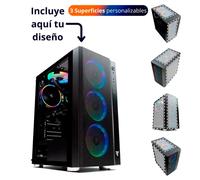 Tempest Umbra RGB Torre ATX Negra con 3 superficies personalizables