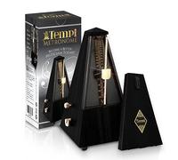 Tempi Metrónomo Tempi para Músicos (Chapa de Plástico de Grano Negro) Con. Conviértete En Un Mejor Músico!