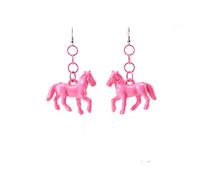 Templamento Simple, Pendientes Largos de Pony Acrílico, Moros, Pendientes de Perlas Harajuku, Pendientes, Pendientes, Pendientes. Elegante y Popular Fashion Processing