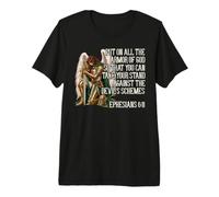 Templar Women Knight Christian Bible Verse Saying Lord Camiseta Premium