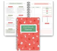 Templatables Planificador navideño: lista de verificación de vacaciones, lista de tareas, presupuesto, menú de alimentos y lista de compras para Navidad