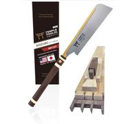 Temple Tool Co. - Sierra de tracción japonesa, corte rasgado, 9.5, sierra de mano para colas de milano, espigas, carpintería fina