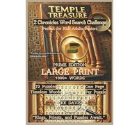 Temple Treasures: 2 Chronicles Word Search Challenge (Prime Edition)
