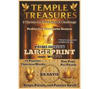 Temple Treasures: 2 Chronicles Word Search Challenge (Prime Edition) (Old Testament Word Search Series - Prime Gift Edition (7×10 Trim))