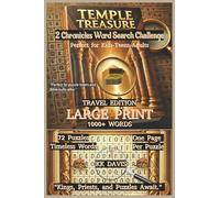 Temple Treasures: 2 Chronicles Word Search Challenge (Travel Edition) (Old Testament Word Search Series - Travel Edition (6.14×9.21 Trim))
