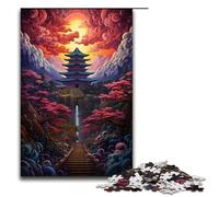 Templo Bulguksa Corea del Sur Rompecabezas de 1000 Piezas para Adultos Ideal para Regalar Ideal para Adolescentes de 14 años en adelante 1000 Piezas (75 x 50 cm)