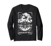 Templo de Angkor Wat Camboya, Antiguo Maravilla Viaje Diversión Manga Larga