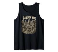 Templo de Angkor Wat, Recuerdo Cultural y de Viaje de Camboya Camiseta sin Mangas