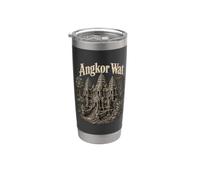 Templo de Angkor Wat, recuerdo cultural y de viaje de Camboya Vaso térmico de acero inoxidable de doble pared