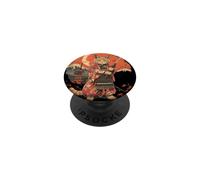 Templo de la Pagoda del Arte japonés del Gato Ninja japonés del Gato samurái PopSockets PopGrip Adhesivo