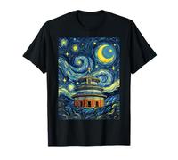 Templo del Cielo Beijing Noche Estrellada Historia del Arte Presente Camiseta