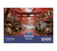 Templo del Mapro de Otoño, Kioto, Japón Puzzle De Madera Impermeable DIY Puzzles De 1000 Piezas Regalos para Adultos Imposible Rompecabezas Juegos Desafiantes