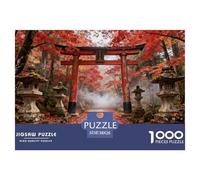 Templo del Mapro de Otoño, Kioto, Japón Puzzle De Madera Impermeable DIY Puzzles De 1000 Piezas Regalos para Adultos Divertido Rompecabezas Juegos Educativos