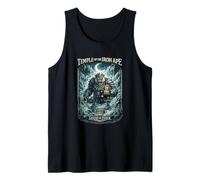 Templo del Mono de Hierro Leyenda de Punch Fantasy Warrior Camiseta sin Mangas