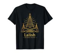 Templo Lalish Yezidi Diseño de Lugar Sagrado Camiseta
