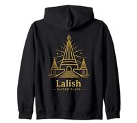 Templo Lalish Yezidi Diseño de Lugar Sagrado Sudadera con Capucha