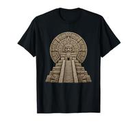 Templo Maya Pirámide Solar Disco Antiguo Piedra Reliquia Arte Camiseta