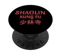 Templo Shaolin Kung Fu en Letras Chinas PopSockets PopGrip Adhesivo